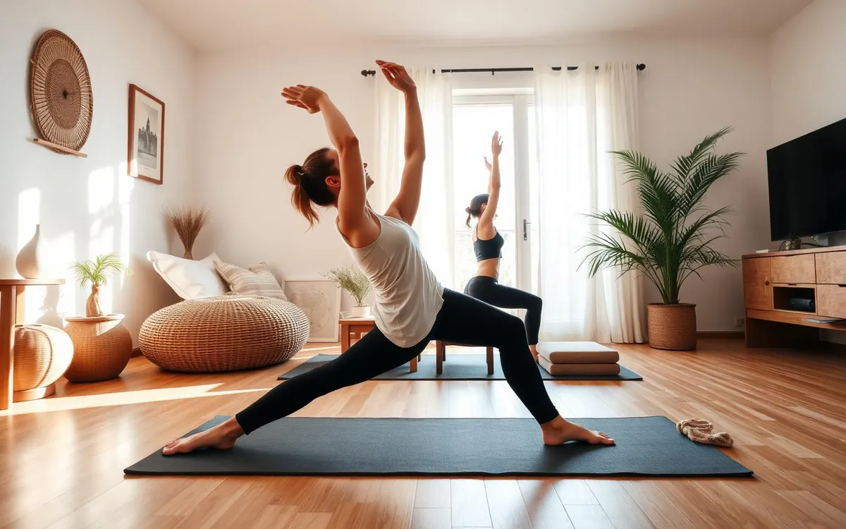Séance de yoga privée à domicile sur la Côte d'Azur